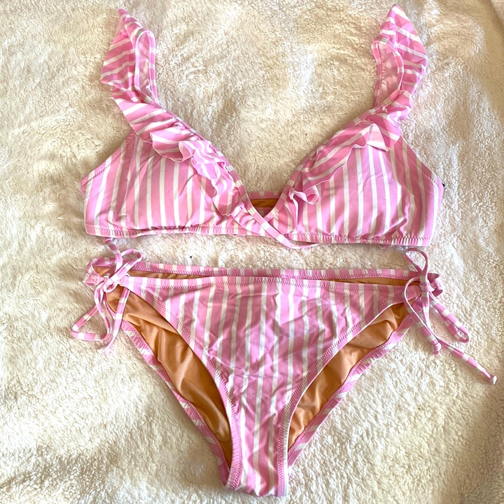 J.Crew Swim Bikini - Top Large / Bottoms XL (runs small)